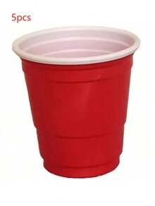 1-100pcs Mini Party Cups, 2oz Pink Shot Cups, Reusable Small Cups, Party Game Bullet Cup, For Snacks Juice, Perfect For Any Parties