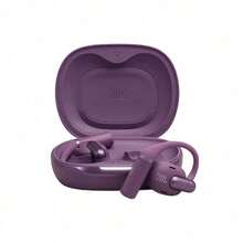 JBL Sense Pro Earphones: Long Battery Life, Comfortable Fit, IP54 Dust And Water Resistance, Low Latency, Stable Connection, Purple.