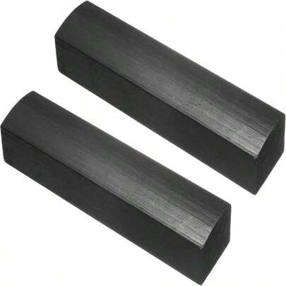 Uxcell 1 Pair Calligraphy Paper Weights, 43" Wooden Paperweight Desk Accessory For Home Office Calligraphy Practice Drawing Writing, Gift For Writers Professionals, Brown