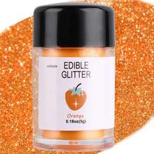 可食用闪光粉亮片珠光粉食品装饰撒粉，适用于饮料、葡萄酒、蛋糕、糖果、甜点、烘焙店、餐厅、素食 - 彩色 - 查看 12