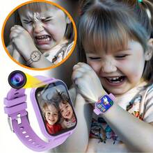 2025 New Kids Smart Watch, Children's Game Watch, 18 Fun Games, 1.83" Touch Screen, Ultra-Low Power Chip, Pedometer, Camera, Flashlight, Alarm Clock, Camera, Photo Album, Calendar, Countdown, Calculator, Stopwatch, Flashlight