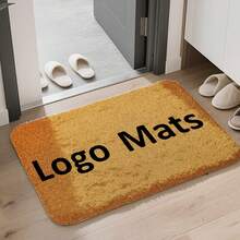 Felpudos personalizados, alfombrillas de piso personalizadas para el fregadero de la cocina, la entrada, el baño, felpudos con logotipo de diseño personalizado, decoración del hogar personalizada, regalo perfecto de inauguración de la casa - Multicolor - Ver 3