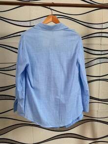 Imported Women's Shirt Set, 3-Piece Set Including A Cropped Top And Lined Shorts. - Baby Blue - View 4