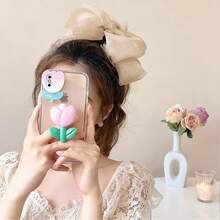 1 Miếng Đúng mốt Thanh lịch Nhiều lớp Lưới Kẹp tóc nơ Dành cho Cô gái , Phụ kiện tóc Quả chuối Chiếc kẹp tóc , Thích hợp Đối với Các bữa tiệc , Nhảy Các bữa tiệc Và Sử dụng hàng ngày - Màu Khaki - Xem 8