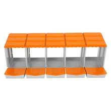 ZHFEISY Chicken Nesting Box, 5-Compartment Chicken Nest Laying Box With Egg Collection - default - View 9