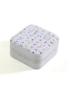 旅行首饰盒迷你首饰收纳展示盒旅行首饰拉链盒耳环项链戒指便携式首饰盒皮革收纳首饰盒女士礼物女孩礼物女朋友礼物返校书包旅行必备旅行收纳包海滩夏季度假 - 多色 - 查看 15