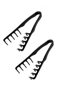 Fluffy Wide-Tooth Comb, Creates Voluminous Texture And Lift Effect, Suitable For Both Men And Women, Made Of ABS Plastic Material With Textured Handle Design, Suitable For All Hair Types Including Thick, Curly, Wavy And Natural Hair, Ideal For Home And Travel Use, Easy Brushing And Styling, An Essential Hair Care Tool, Lightweight And Portable. - Multicolor - View 27