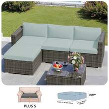 1pc Minimalist Modern Solid Color Milk Silk Elastic Sofa Cushion Cover, Suitable For All Seasons - Light Grey - View 12