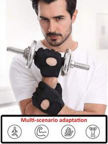 A Pair Of Outdoor Sports Fitness Half-Finger Gloves Spring Play Cycling Mountaineering Handguard Non-Slip Men's Gloves - Multicolor - View 6