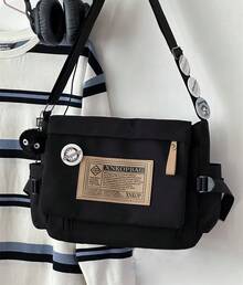 New Fashion Women's Crossbody And Shoulder Bags, Large Tote Bag, Student Gift - màu đen - Xem 6