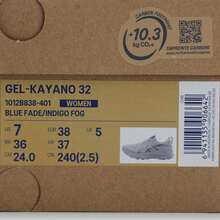 Asics 女士 GEL-KAYANO 32 低帮跑步鞋 1012B838-401 - 藍色 - 查看 7