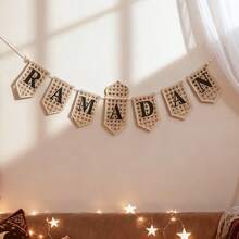 1 Bộ Vòng Hoa Ramadan Chữ Đen Vân Gỗ, Trang Trí Nhà Phong Cách Boho, Trang Trí Tiệc Lễ Hội, Tranh Treo Tường Trong Nhà, Điểm Nhấn Nhà Độc Đáo, Trang Trí Tường Thời Trang, Trang Trí Phòng Phong Cách Boho, Trang Trí Nhà Thanh Lịch, Trang Trí Sự Kiện Lễ Hội, Điểm Nhấn Nhà Thẩm Mỹ - Nhiều màu - Xem 12