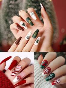 Christmas Gel Polish Nail Art Gel Liner Nail Polish Liner Gel Polish White Gel Nail Polish Soak Off UV Gel Built Thin Nail Brush In Bottle Gifts For Women - White - View 7