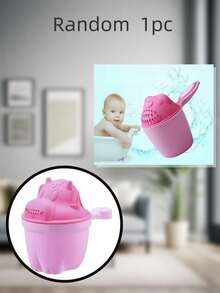 1pc Cartoon Shampoo Cup, Baby Shower Head, Children's Bathing & Hair Washing Assistant, Prevents Kids From Fearing Hair Washing, Cute Shampoo Cup Also Can Be Used As Toothbrush Cup (Random Style)