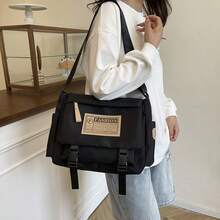 New Fashion Women's Crossbody And Shoulder Bags, Large Tote Bag, Student Gift - màu đen - Xem 4