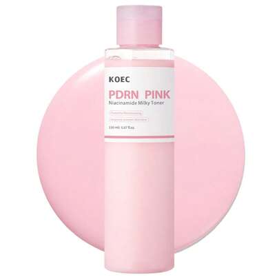 KOEC Tônico Leitoso de Niacinamida Rosa PDRN, Hidratação Instantânea, Hidratante e Calmante, Cria Pele Radiante, Skincare Coreano