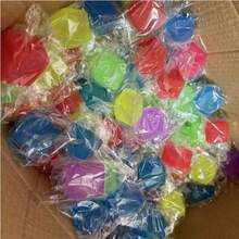 3pcs/Set Adult Stress Relief Squeeze Toys, Sensory Toys To Help You Fully Relax. This Ice Cube Shaped Stress Relief Toy Can Help You Alleviate Stress When Feeling Tense, Bored Or Excited. The Toys Are Filled With Pink, Purple And Blue Inside, Making It An Excellent Gift For Birthdays Or Christmas. - Multicolor - View 10