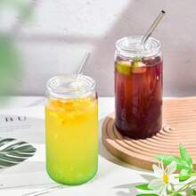 Pcs Acrylic Lids For 16 Oz Glass Cups Plastic Tumbler Replacement Lids Spill Proof Reusable Glass Cup Lid For Beer Can Iced Coffee Cups Drinking Glasses - Multi-Colored - 8 gói pha lê - Xem 7