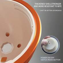 Interactive Dog Toy, Touch Sensing Moving Dog Ball, Automatic Rolling Ball Toy (Suitable For Puppies/Medium Dogs), Sound-Emitting Rolling Fun Ball, Durable Chew Toy, USB Rechargeable, Indoor Pet Rolling Game, Suitable For Small/Medium Dogs, Relieve Boredom And Stimulate Chewing Interest - Multicolor - View 12