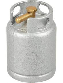 YARNOW Tanque De Gas Miniatura, AleacióN Plateada, Casa De MuñEcas Accesorios De Cocina En Miniatura Modelo, 2.1 x 3 - Plata - Ver 4