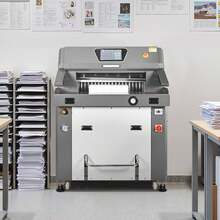 Electric Paper Cutter, Metal Hydraulic Paper Cutter Machine, 26 Inch Cutting Width, 3.94 Inch Cutting Thickness, Large Size Electric Guillotine Trimmer With Infrared Function And Spare Blade - 26-inch 100mm - View 9