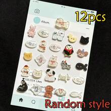 15/25 件套可爱动物纽扣，不对称设计，小狗、小猫、动物园动物 DIY 工艺装饰配件