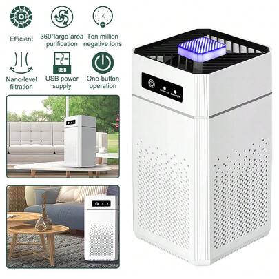 Home HEPA Air Purifier Large Room Air Cleaner For Allergies Smoke Mold Odor Dust