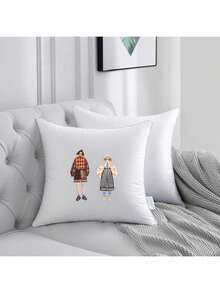 1/4/5/6片装卡通女孩布贴，精美漂亮的布贴，服装配饰装饰贴纸，刺绣布贴，适合DIY手工制作，例如服装和背包。 - 多色 - 查看 6