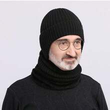 Winter Thick Knit Earflap Hat, Warm Cycling Cap With Neck Protection And Windproof Insulation - Multicolor - View 3