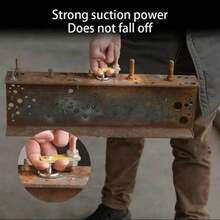 1pc Strong Magnetic Welding Ground Clamp - Welder Sheet Metal Repair Ground Wire Fixture Holder