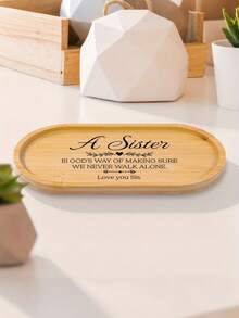 Individuell gestaltbare Schmuckschalen, Muttertagsgeschenk-Schalen, ovale und herzförmige Bambus-Schmuckboxen für Schwestern - perfekt als Schwestergeschenk mit Freundschaftszitat-Anhänger, ideal für Paare-Jahrestage, landhausstil-Heimdekoration und auch für Valentinstag/Erntedankfest, Neujahr und Geburtstage. Diese großvolumigen Bambus-Aufbewahrungsboxen sind ideal zum Präsentieren von Erinnerungsstücken geschwisterlicher Liebe oder als Schmuckschalen. - Verschiedenfarbig - Übersicht 9