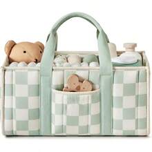 Portable Diaper Bag, Diaper Changing Pad Organizer With Handles, Baby Diaper Pouch - Multicolor - View 9