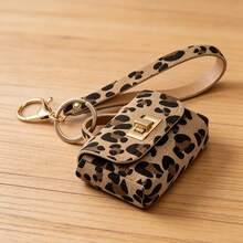 1pc Chic Leopard Print Keychain With Coin Purse - High-Quality Faux Leather, Floating Design, Rectangular Shape, Fashionable Car Key & Bag Accessory, Ideal Gift, Key Organizer | Keychain | Goldtone Clasp,Keychain Bag, Car Keychain, Girls' Bag Pendant, Backpack Decoration.Coin Purse Keychain, Cute Bag Pendant, Car Keychain, Schoolbag Decoration, Small Gift-Christmas,Christmas Gifts,Gifts For Women,Purses,Red Purse,Crossbody Bags For Women,Purses And Bags Women,Bags,Backpack,Shoulder Bag,Fall,Fanny Packs For Women,Tote Bags For Women,Gold Purse For Women,Funny Gifts,Makeup Bag-Bag Charms,Keychains,Purse Charms,Plush Keychain,Keychain,Girls Keychain,Cute Keychains For Girls,Keychains For Woman,Bag Charms,Christmas Gifts - 彩色 - 查看 5