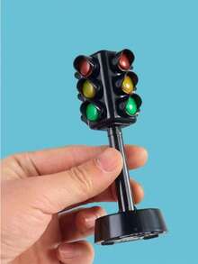 Interactive Traffic Signal Simulation Game Model, Simulating Traffic Signals On Both Sides Of The Road, Passing Through The Interactive Traffic Signals, Novel And Creative Road Promotion Game, No Electricity Required, Building Party, Office Game, New Year Gift - Multicolor - View 2
