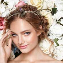 BESTYASH Diadema De Metal Tiaras Boda Halloween Cumpleaños Diamantes De Imitacion Accesorios Para El Cabello De Novia Para Mujeres Diademas De Fiesta Diadema Tocado Corona Para La FrenteConveniente y duradero,Los favoritos de los niños - Multicolor - Ver 7