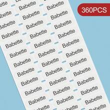 Customized Transparent Waterproof Name Labels, Personalized Stickers For School Supplies, Water Bottles, Lunch Boxes And Personal Items - Transparent - View 11