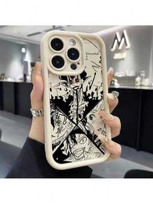 Funda de teléfono Black Clover Asta compatible con Apple 17 Air 16 16e 15 14 Plus 13 12 11 17 Pro Max X Xs XR 8, funda suave, funda compatible con funda  17 Pro Max, funda  17 Pro, funda  17, funda  16, funda  16 Pro Max, funda  15 - JTW-7W507224J2 - Ver 9