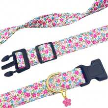 Cute Floral Dog Collars With A Little Flower Charm For Female Male Cats Puppies Small Medium Large Dogs - Mint Blue - View 6