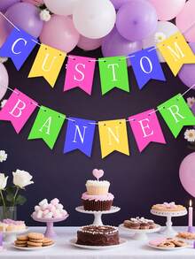 Banner Kustom, Desain Banner Pribadi Anda Sendiri, Dekorasi Pesta Ulang Tahun, Pernikahan, Pesta Lajang, Latar Belakang Ulang Tahun Pernikahan, Perayaan Pensiun - MultiWarna - View 42