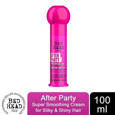 TIGI Bed Head Bed Head By TIGI After Party Smoothing Cream For Shiny Frizz-Free Hair 100ml - Lightweight Smoothing Cream For Silky Texture, Shine, Frizz Control And Polished Finish, Ideal For All Hair Types And Everyday Styling