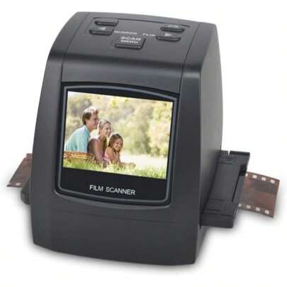All-In-One High Resolution 22MP Film Scanner Converts 126KPK/135/110/Super 8 Films Slides Negatives Into Digital Photos Vibrant 2.4 LCD Screen Impressive 128MB Built-In Memory ‎Super 8