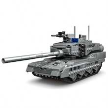 414pcs German 38T-A Light Tank, WWII Tank Building Toy Set, Collectible Tank Model Kit, Suitable As Desktop Decor For Home/Office, For Ages 14+ Teens And Adults Military Model Toy Birthday/New Year Gift - Multicolor - View 7