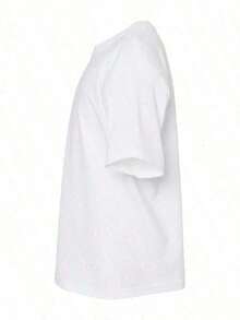 Esta nueva camiseta de manga corta para niña está hecha 100 % de algodón y luce un elegante estampado Conejito. Es informal y versátil. Su tejido suave y agradable al tacto es delicado con la piel, lo que permite que las niñas se muevan con libertad y comodidad durante las reuniones familiares, los eventos escolares o los juegos al aire libre. - Blanco - Ver 5