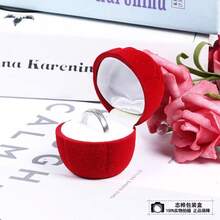 New Red Rose Flower Ring Box, Personalized Creative Ring Box, Engagement Ring Box, Valentine's Day Gift - Multicolor - View 8