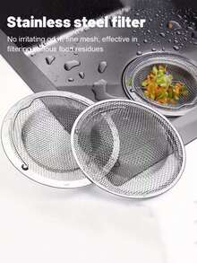3/2/1 szt. Filtr odpływowy ze stali nierdzewnej z uchwytem – zapobiega zatykaniu, utrzymuje odpływy w czystości, idealny do łazienek, kuchni i pryszniców, nowoczesny design, nie wymaga prądu, filtr odpływowy do łazienki | nowoczesny filtr odpływowy | filtr odpływowy, filtr do zlewu łazienkowego, siatka filtrująca, sitko do zlewu, uchwyt do zlewu, zlew kuchenny, zlew podłogowy - Wielokolorowe - Zobacz 15