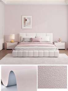3D Stereo Self-Adhesive XPE Foam Wallpaper, Waterproof And Moisture-Proof Faux Leather Texture, Shock-Proof Soft Packing Self-Adhesive Wall Sticker, Can Be Pasted On Bedside, Reusable And Cuttable, 1 Set - Multicolor - View 11