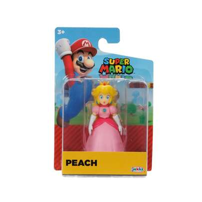 Jakks Pacific Nintendo World Super Mario 2.5 Inch Articulated Figure - Wave 13 - Mini Figure - Princess Peach