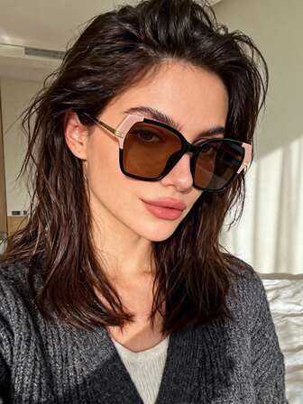 1 st Retro Unika Cat Eye Modeglasögon För Damer, Moderiktiga Och Mångsidiga