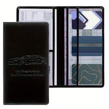 Car Document Package Card Holder, Car Glove Box Storage Bag, Car Document Storage Bag - 粉紅色 - 查看 1