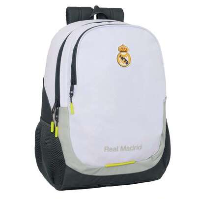  Real Madrid Adaptable Trolley Backpack, 25/26 Kit, 32x44x16 Cm ✅ 24/48h Delivery To Spain (Peninsula) - School Backpacks - Safta - Ref. 612554665